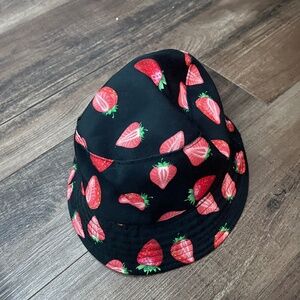 Strawberry bucket hat